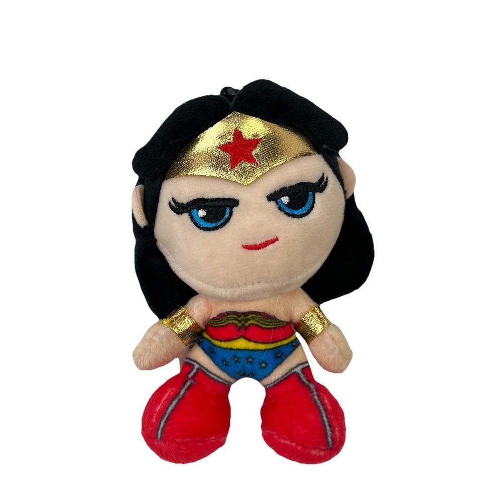 DC Comics Heroez Clipz 5 Inch Collectible Mini Plush Wonder Woman Backpack Clip‎